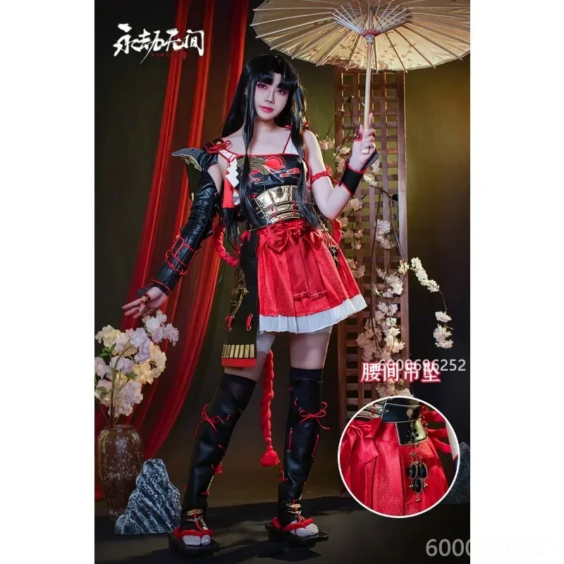 Naraka Bladepoint Kurumi Cosplay Costume Lovely Ancient Outfit for Women Halloween Party Role Play Clothing Full Set New Arrival