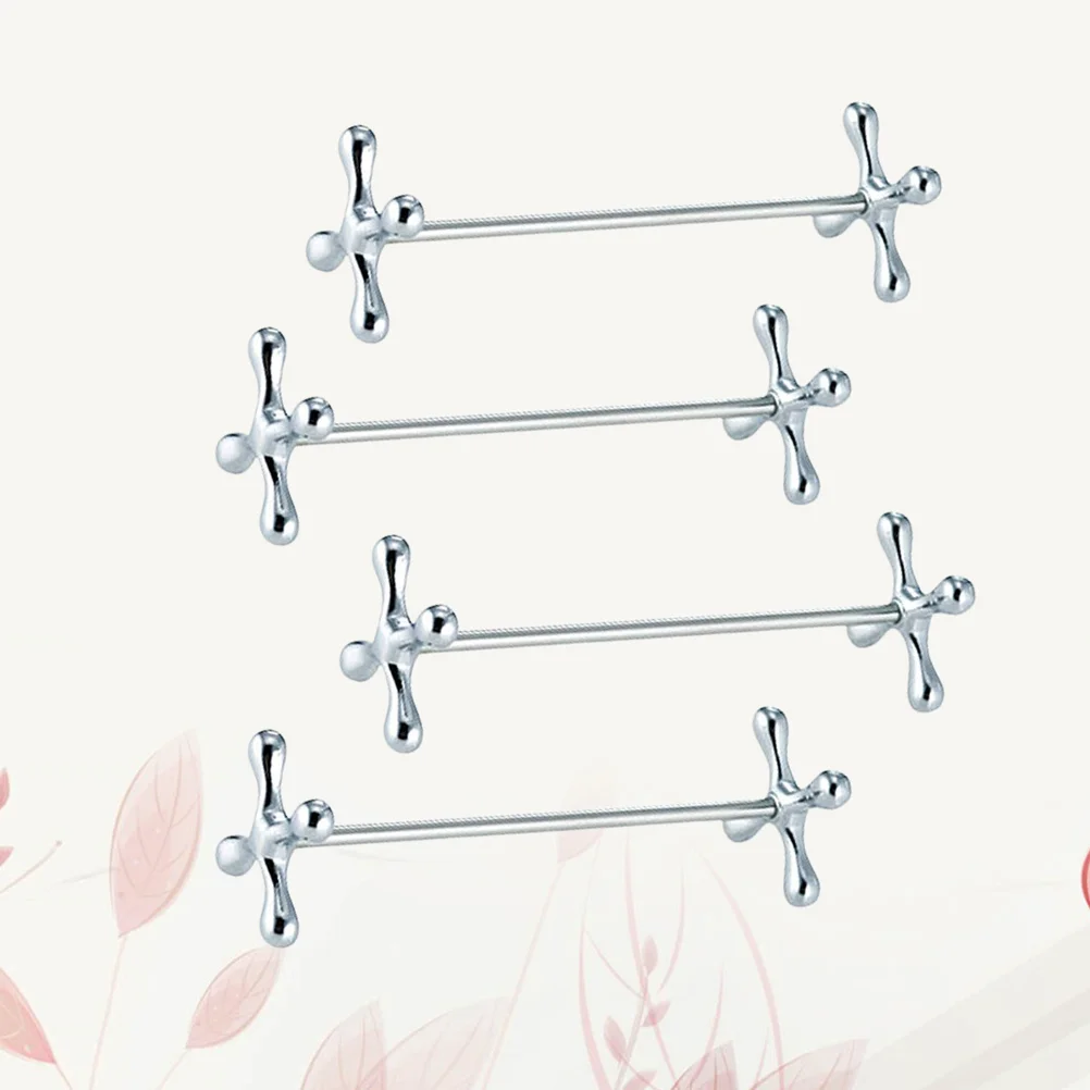 

4Pcs Ceramic Plum Blossom Chopstick Rest Holder Rack Stand Reusable Kitchen Home Decor Practical Utility