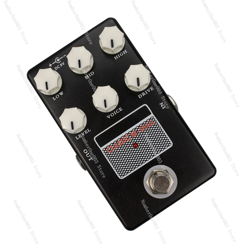 audio Guitar Effect Pedal M-SHALL Effects Processors Classic Speaker Simulation Drive Voice Level Full Metal Shell Guitar