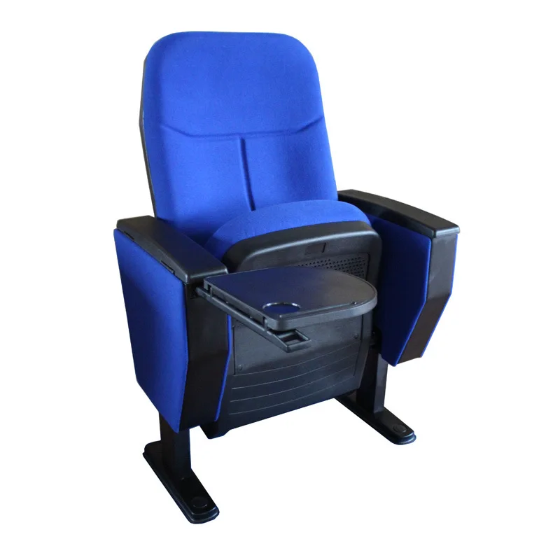 Cheap Standard Size School Auditorium Chair With Writing Pad Conference Lecture Hall Chair With Desk