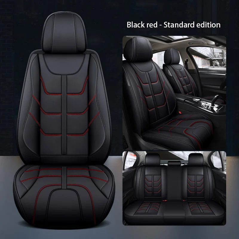 

WZBWZX Leather Car Seat Cover For Audi All Medels A6L R8 Q3 Q5 Q7 S4 RS TT Quattro A7 A8 A3 A4 A5 Car Accessories 5 Seats