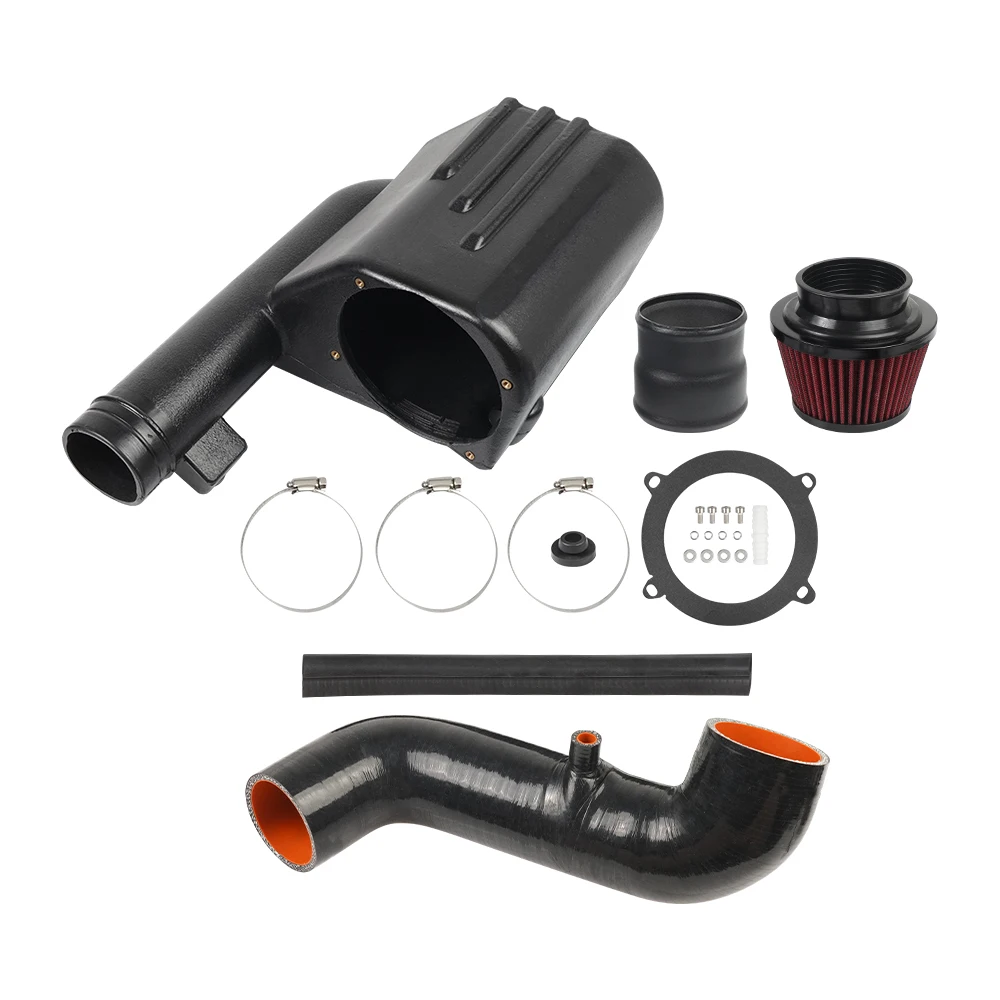 1 SET Koude Luchtinlaatsysteem Kit Zwart Fit Voor 2015 VW Golf Mk7 1.4 TSI Voor Audi A1/A3 1.4L TFSI (8 V) Voor EA211 Motor