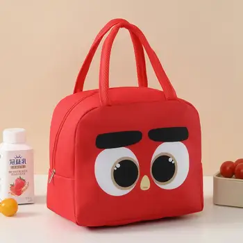 Cartoon Insulated Bag Oxford Cloth Lunch Box Bag Insulated Bento Box Bag, Hand In Hand…