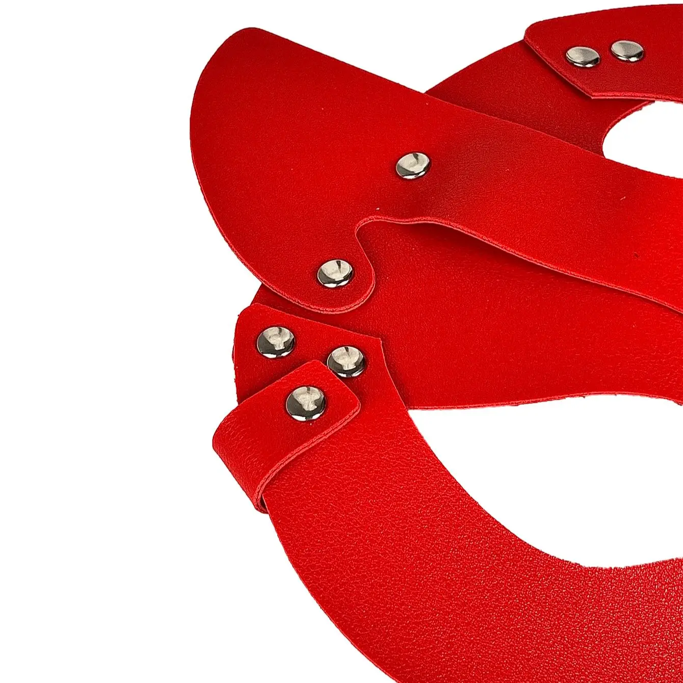 赤 Pu レザーマスクセクシーな大人の目キツネコスプレ顔女性男性セックスエロ衣装パーティーハロウィンマスクコスプレおもちゃの顔