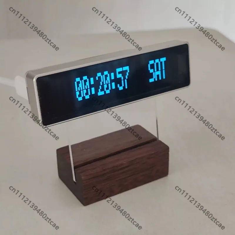 OLED Display Desktop Digital Clock, Multi-mode Display, DIY PC Hardware Status Secondary Screen