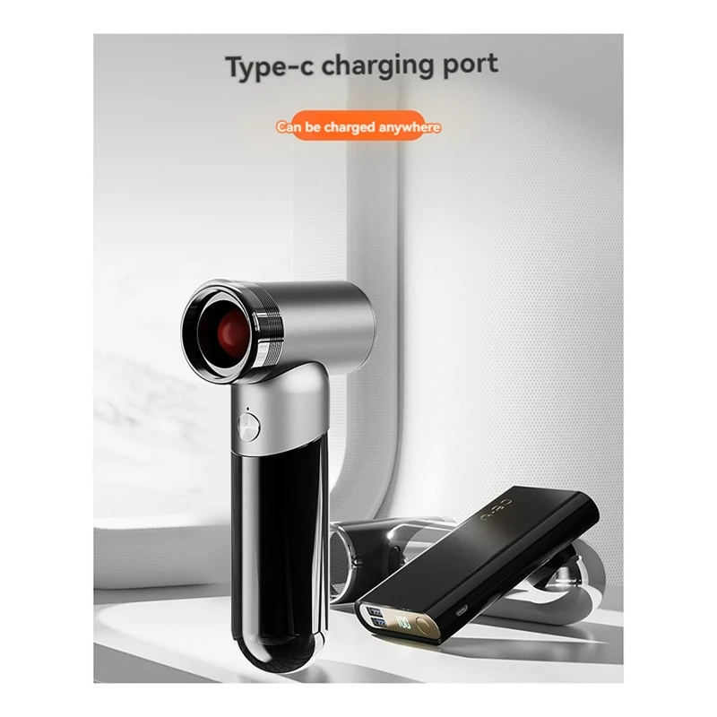 AD24- 110000 RPM Mini Turbo Jet Ventilador de compressão Ventilador violento Ventilador de duto de motor sem escova Teclado Limpador de carro