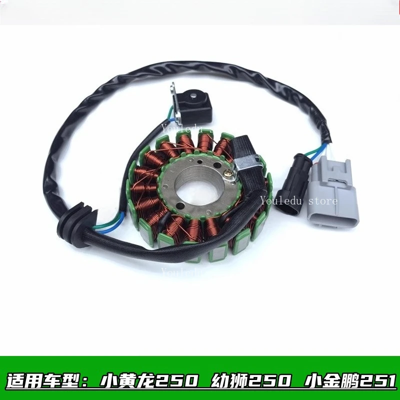 

Apply To Benelli Cubs 250 Xiao Huanglong 250 Xiao Jinpeng Race Stator Coil Magneto Coil