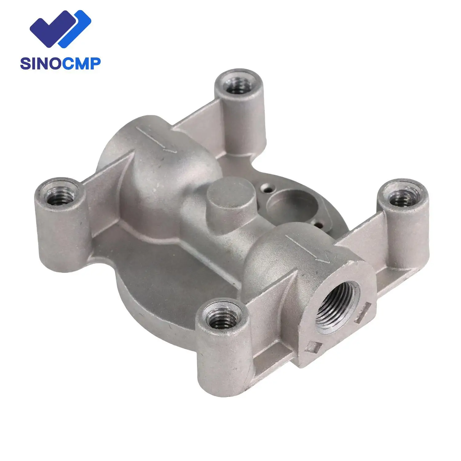 

204163 Diesel Engine Remote Mount Coolant Filter Head For Cummins CAT