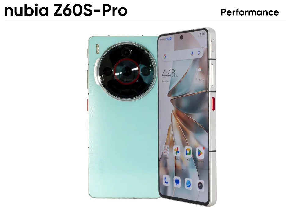 Nubia Z60S Pro Global Version 5G Android Cellphone Snapdragon 8 Gen 2 50MP Triple Camera 120Hz 6.78" AMOLED Screen NFC 5100mAh