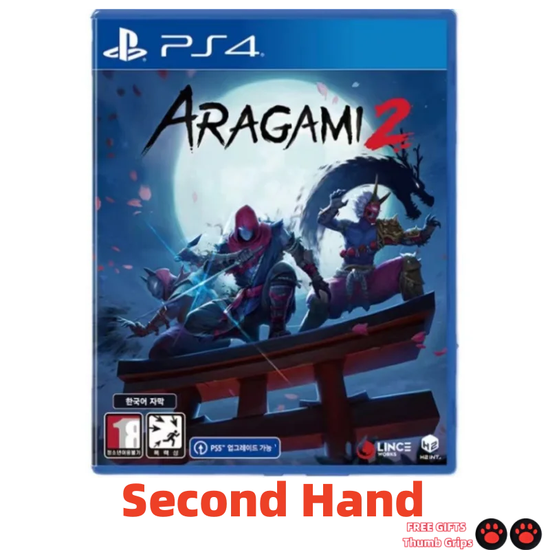 Sony Playstatio4 PS4 Genuine Second Hand Game CD Aragami 2 Playstation4 Game Card SONY Ps4 Games Aragami 2