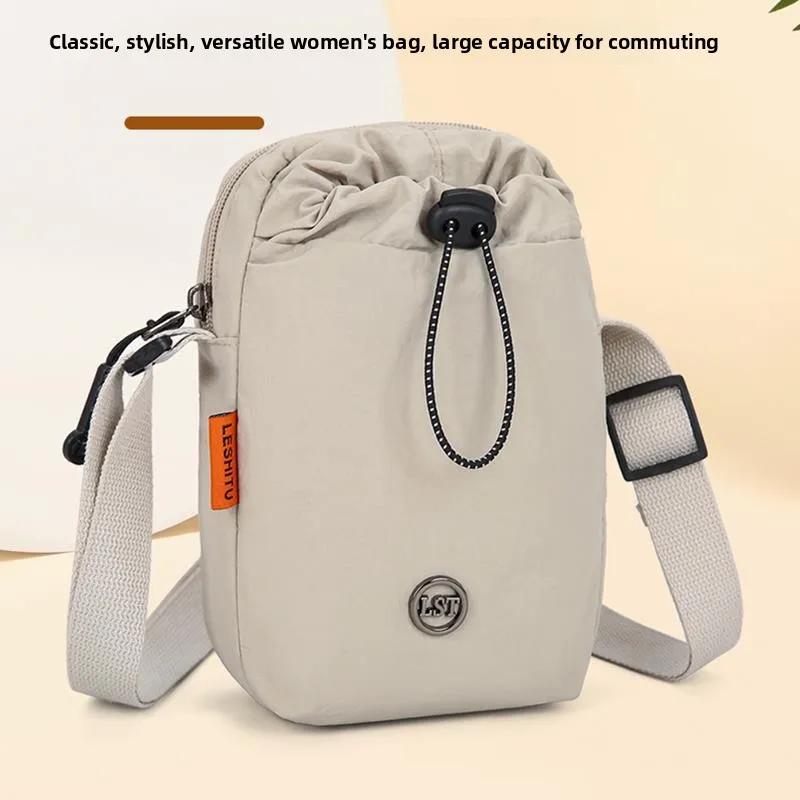 New 2026 Women's Crossbody Phone Bag Small Backpack Canvas Lightweight Summer Walking Bag Casual Hobo Style Fashionable