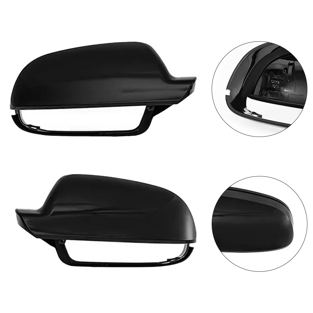 Color black Rear View Mirror Cover Black Rear View Cover High-quality Material Long-lasting Performance Snug Fit