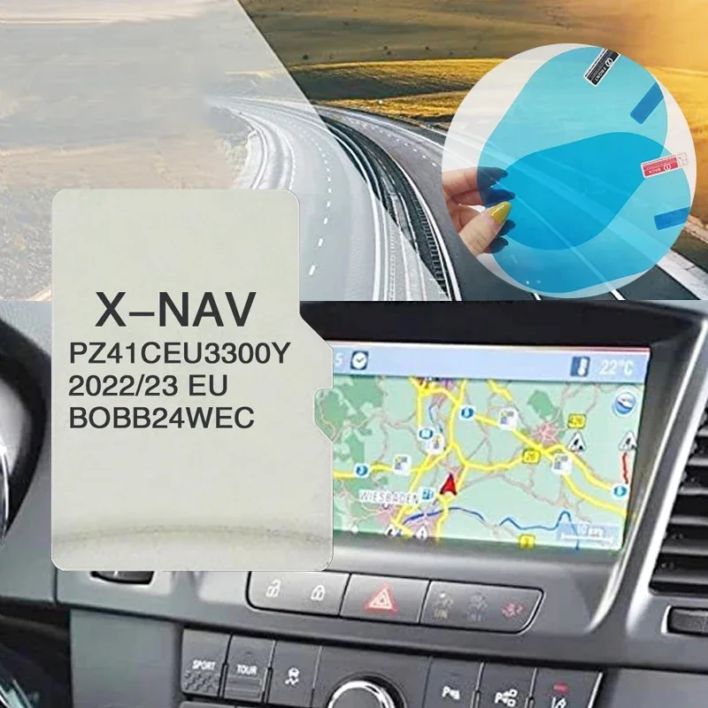Карта обновления GPS-аксессуаров для Toyota AYGO 2023, навигационная система, TF-карта, ЕС, RU, Великобритания, автомобильные аксессуары, 8 ГБ, бесплатная доставка
