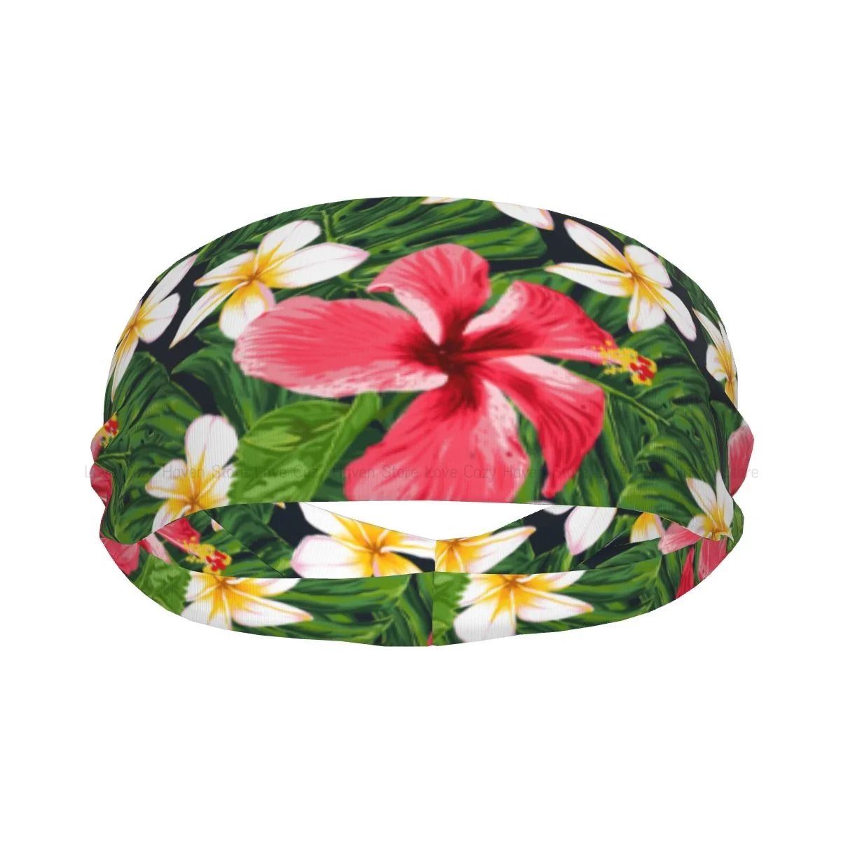 

Спортивная повязка на голову, дышащая повязка на голову, повязка на голову для волос с гавайским цветочным принтом, повязка на голову для йоги, оптовая продажа