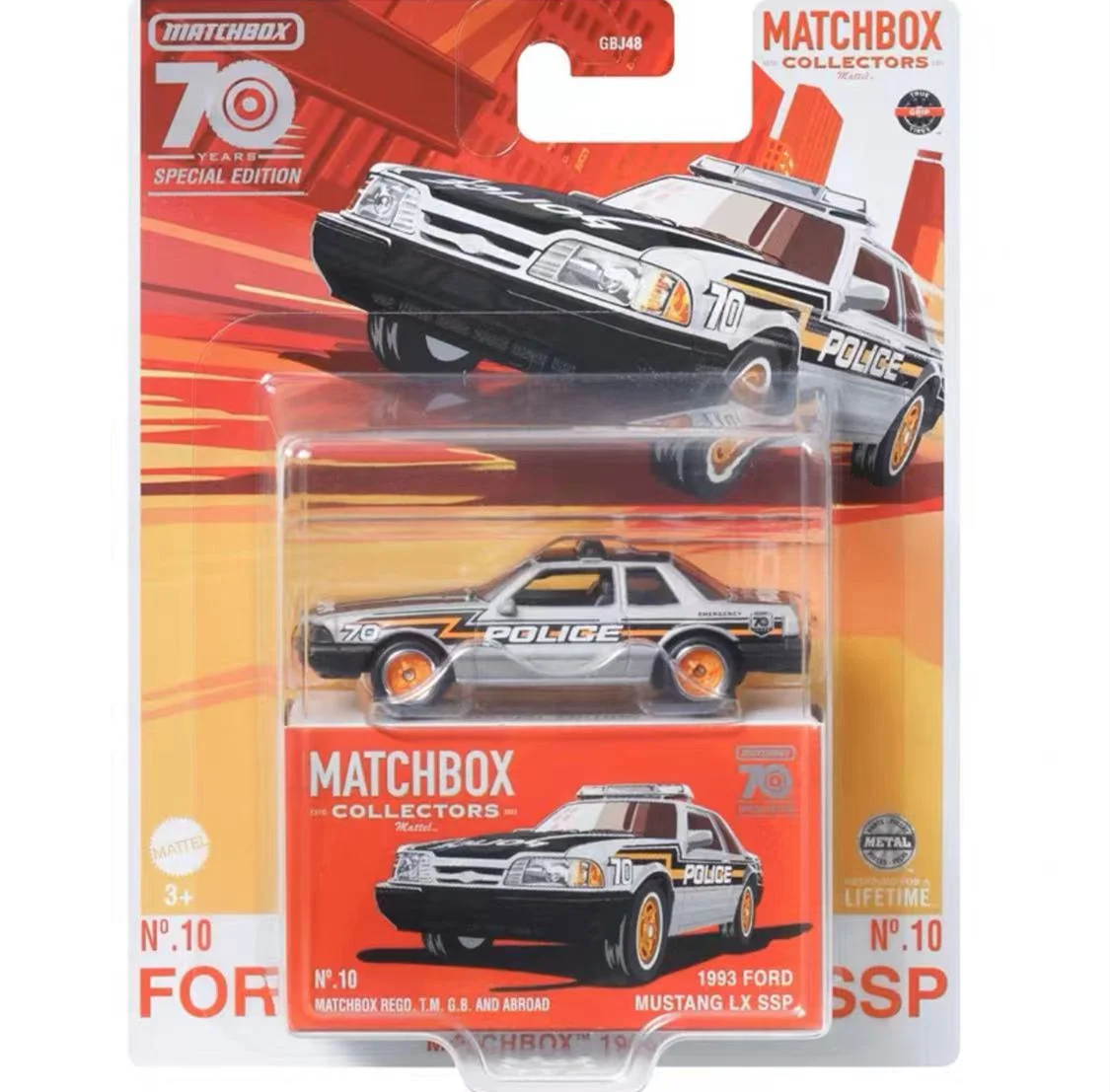 Original Matchbox Car Collectors 70 Years Special Edition Vehicles Porsche Toyota Audi Mercedes-Benz Boys Toys for Children Gift