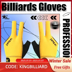 CRICAL 3 Fingers Billiard Glove Comfortable Lycra Snooker Cue Gloves Right Hand & Left Hand Billiard Training Gloves Accessories