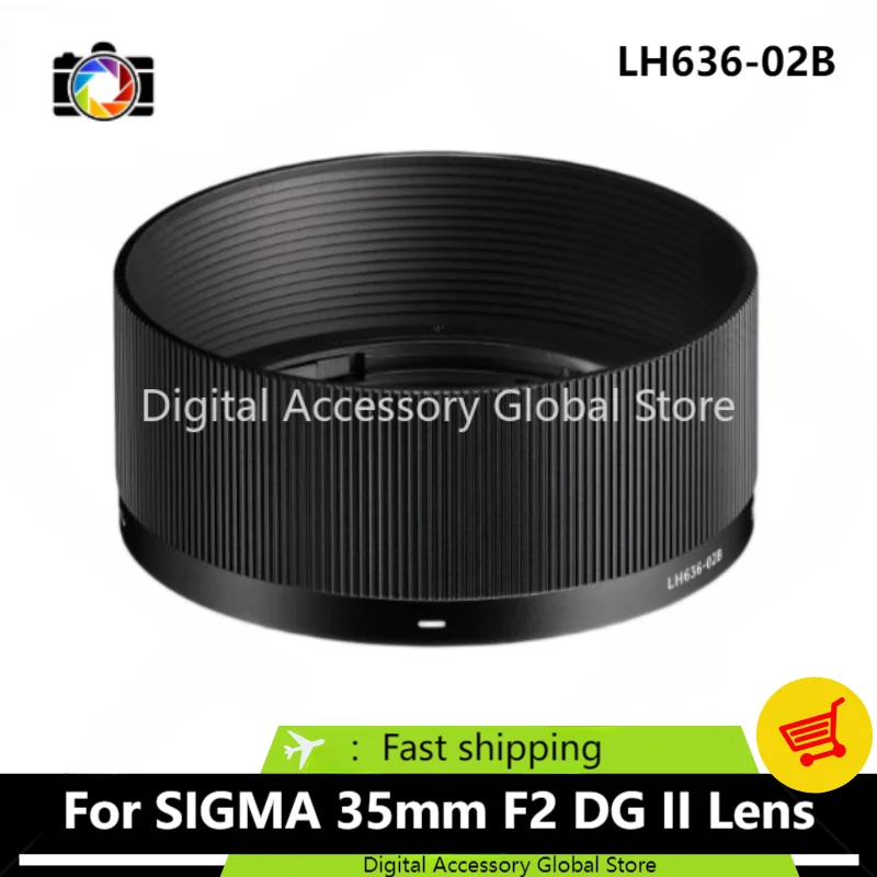 

New Original Front Hood LH636-02B Parts For SIGMA 35mm F2 DG II Camera Lens (58mm)Black