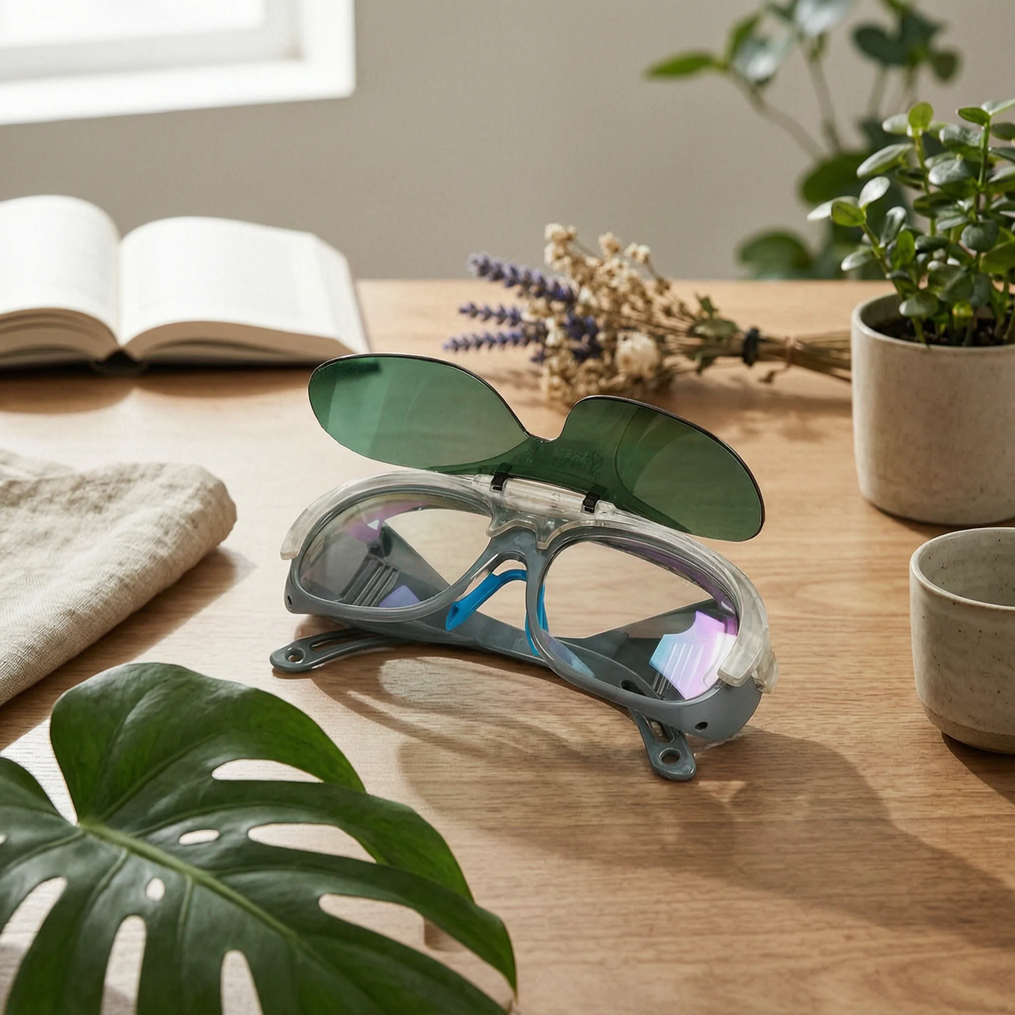 

Flip-up Soldering Goggles High Visibility Flip-up Safety Glasses for Welders