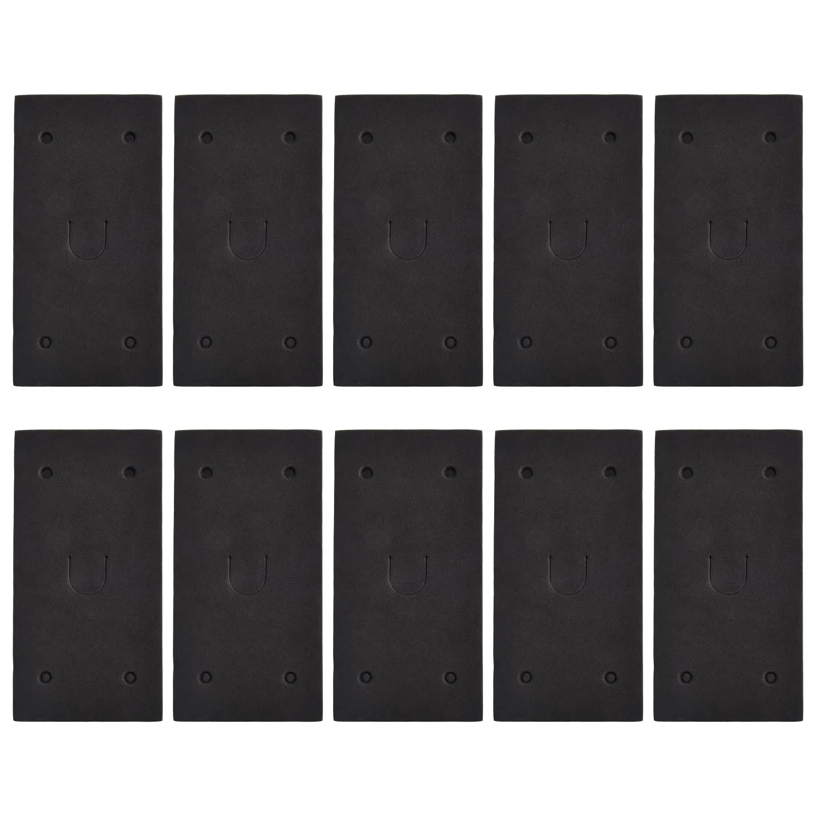 Accessori di ricambio Tampone in schiuma per levigatrice Tampone in spugna per levigatrice 10 pezzi 4510/9035/9045 Macchina per carta vetrata con piastra inferiore