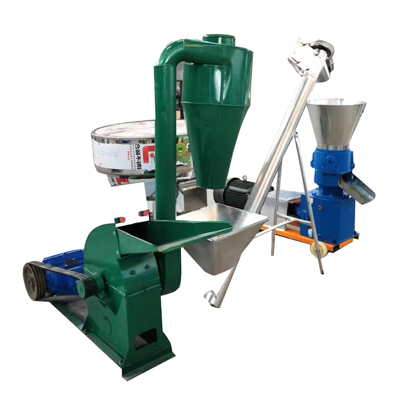 مزرعة الماشية تغذية الدواجن خط إنتاج الحبيبات آلات تغذية آلة آلة قطع القشر للحيوانات #5