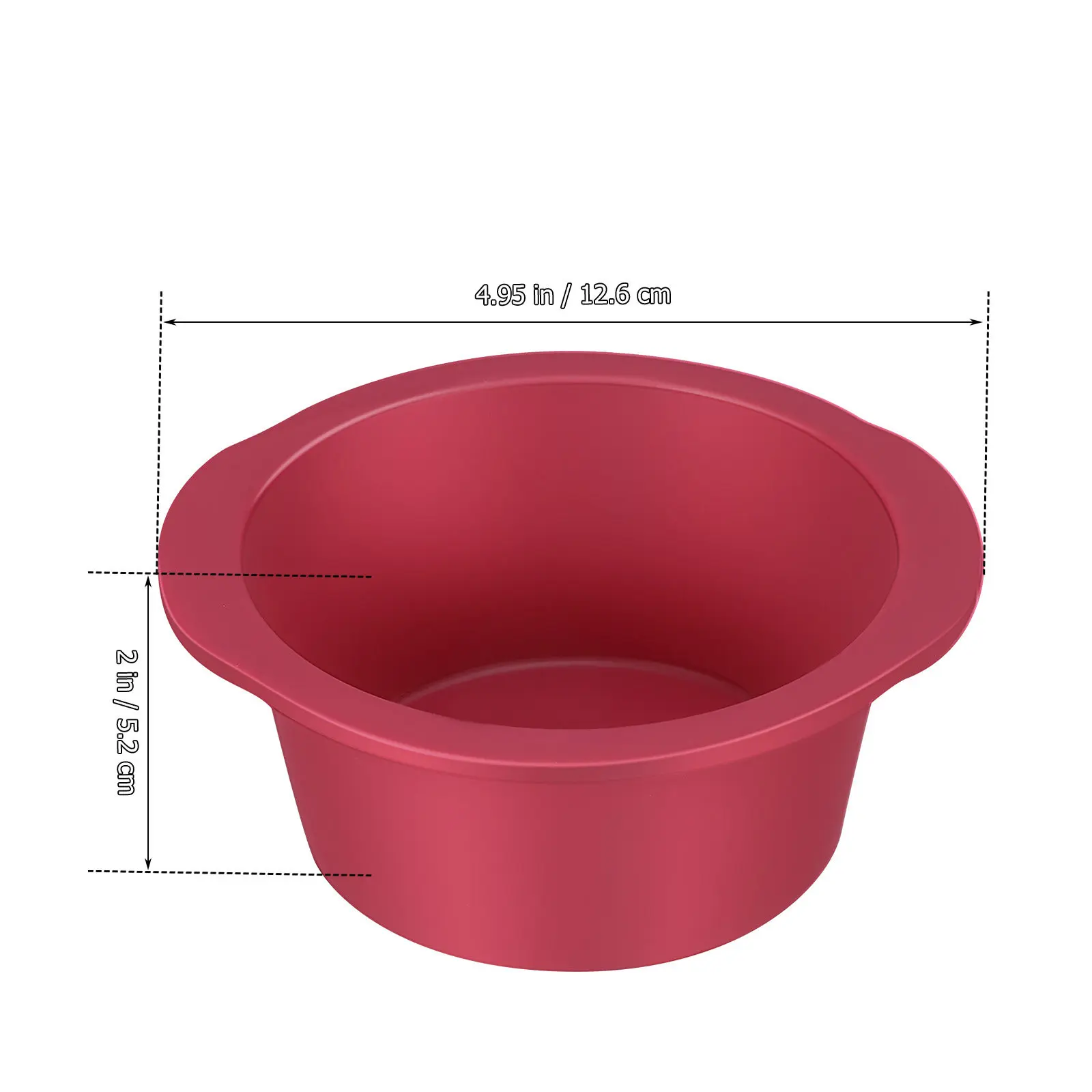 2Pcs Silicone Small Round Cake Molds Bright Color Easy Clean Reusable Baking Molds for Mini Cheesecakes Smash Cakes DIY Baking