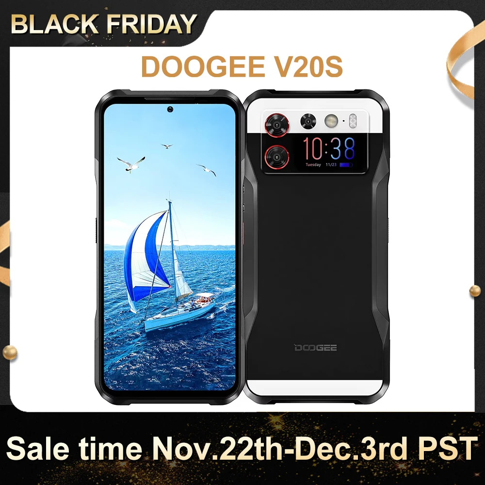 DOOGEE V20s 5G robust Smartphone 32Go + 256Go 6.43 