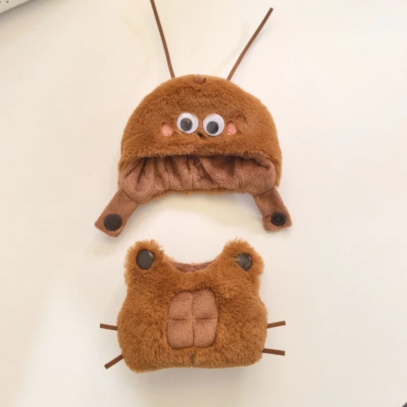 For Labubu 3.0 V1/V2/V3 doll Cute mini cockroach clothes Outfit for Ropa Labubu clothes Accessories