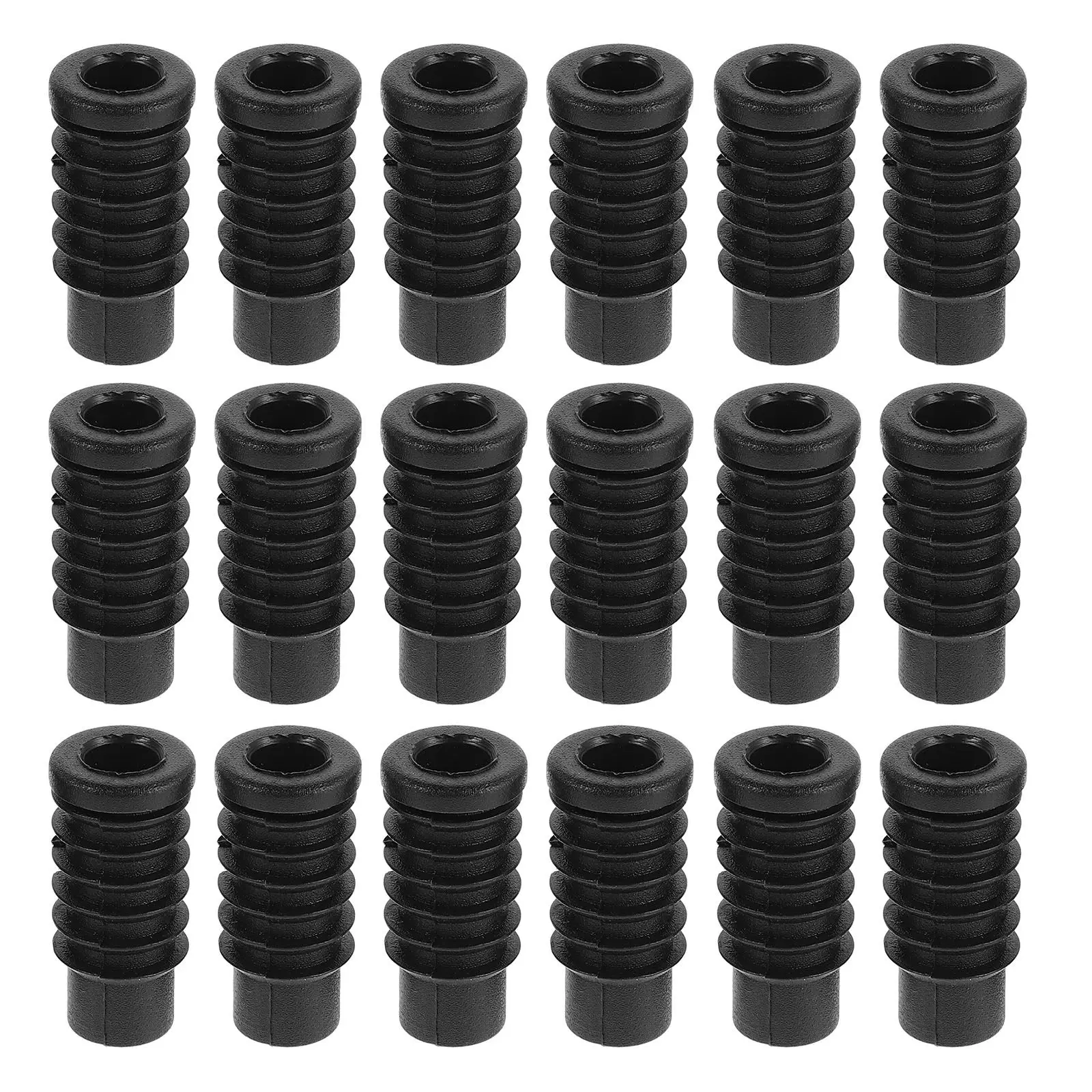 20Pcs Chair Caster Socket Sleeves Soft Fit Protective Replacement Caps for Office Chairs Change Table Stool Wheel Covers