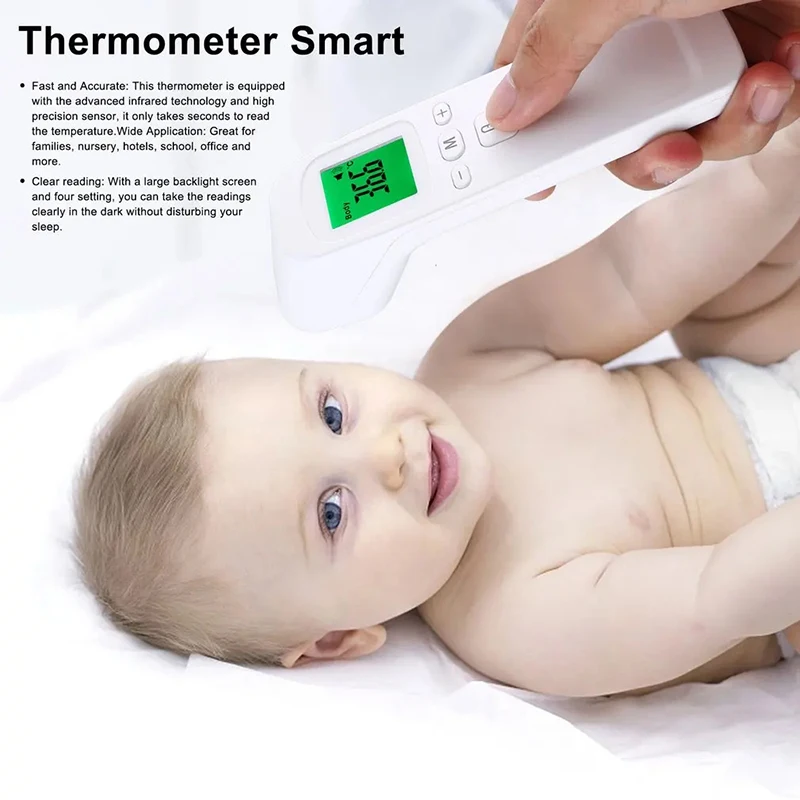 USB Kids Finger Oximeter Or Non Contact Infrared Forehead Thermometer Digital LCD Fever Detector Heart Rate SpO2 Monitor