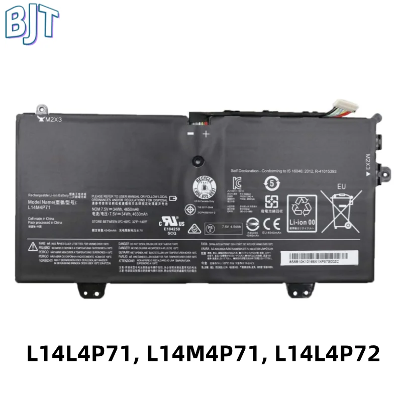 

New L14M4P71 L14L4P71 L14L4P72 Laptop Battery For Lenovo Yoga 700 700-11ISK 11" 2ICP4/49/100-2 5B10G52141 5B10G75096 4 Cell