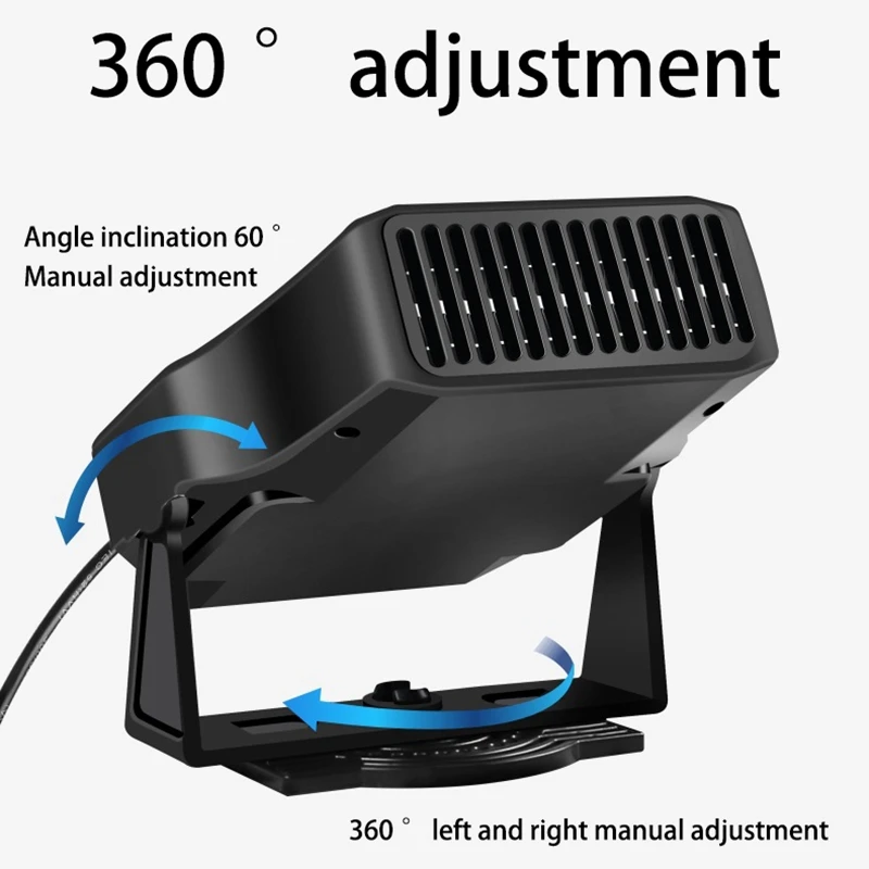 Car Heater Defroster Portable Car Windshield Heater 12V 150W Windshield Defogger Defroster Heater For Winter