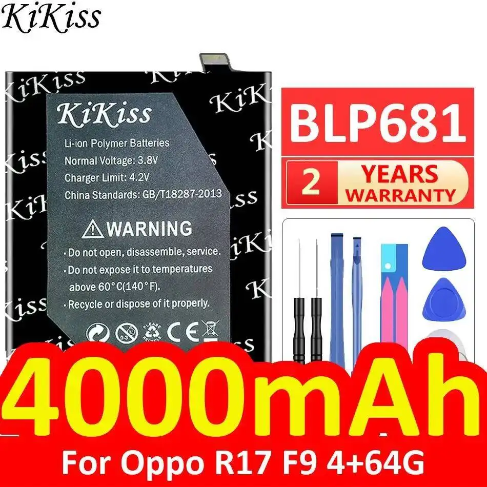 

High-Capacity 4000Mah BLP681 For Oppo R17 F9 4+64G Mobile Phone Battery