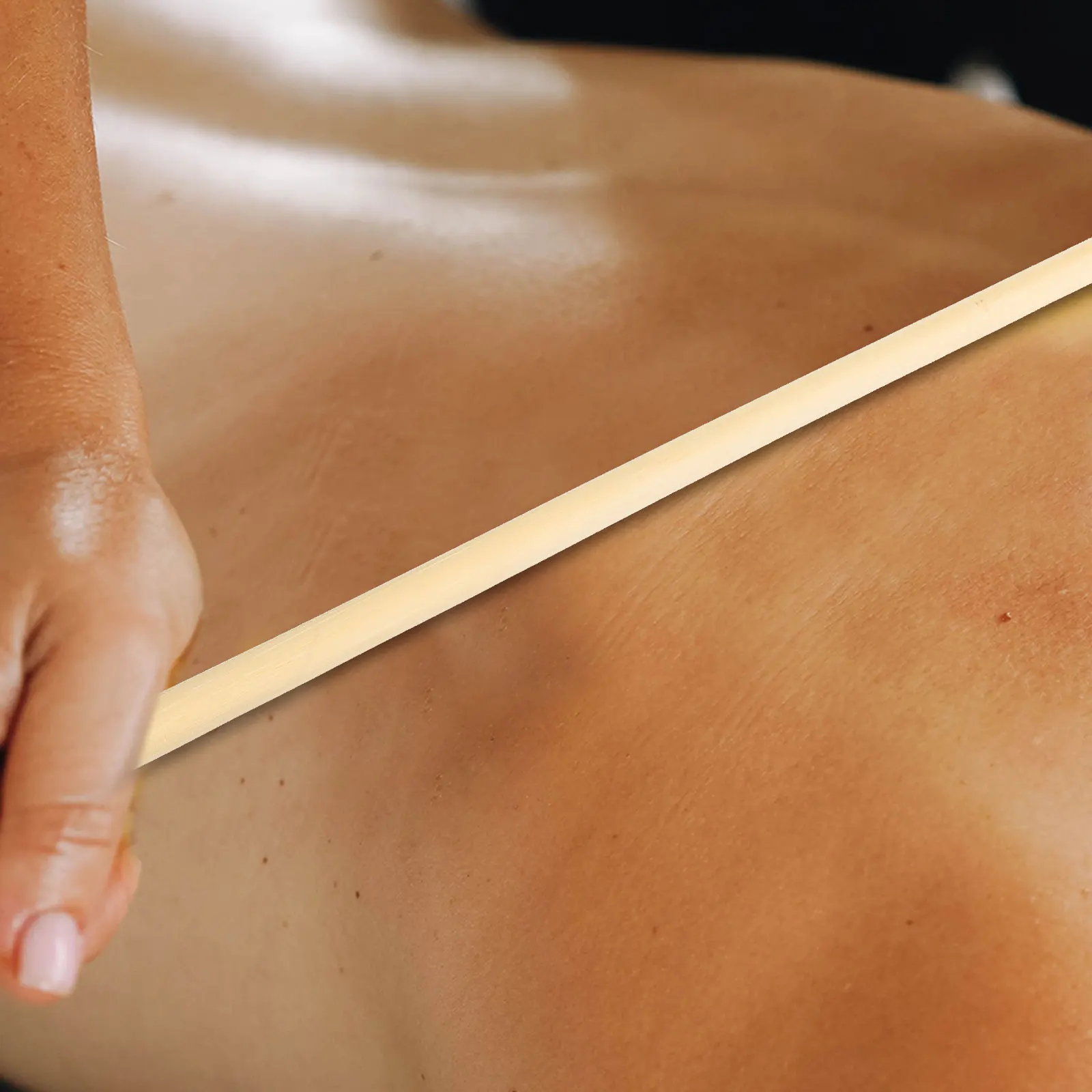 

Bamboo Massage Stick Tool for Back Shoulder Neck Legs Muscle Relaxation Deep Comfort Non-Slip Lightweight Portable Home