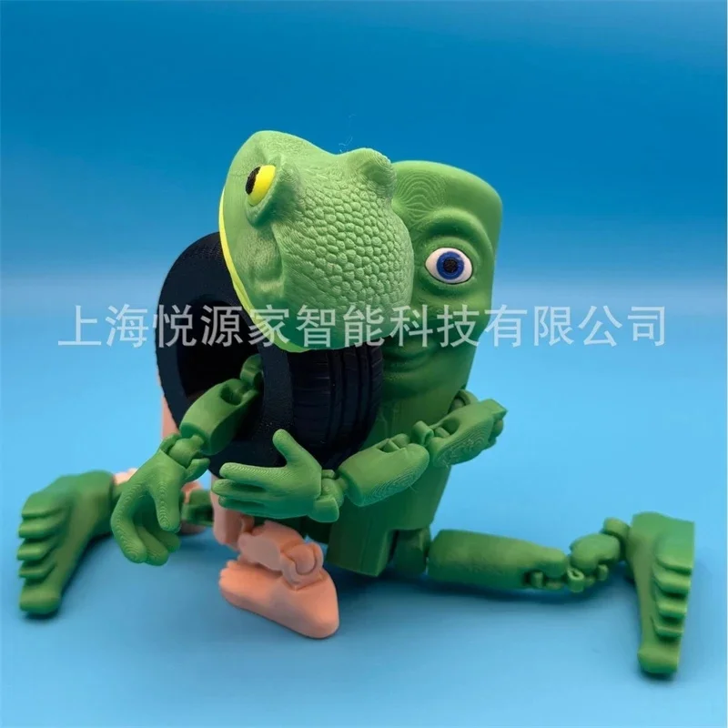 Tralalero Tralala Actiefiguren Nieuwe Tungtung Sahur Brainrot Gezamenlijke Beweegbare Model Pop Auto Thuis Ornament Decor Klassieke Speelgoed Gift