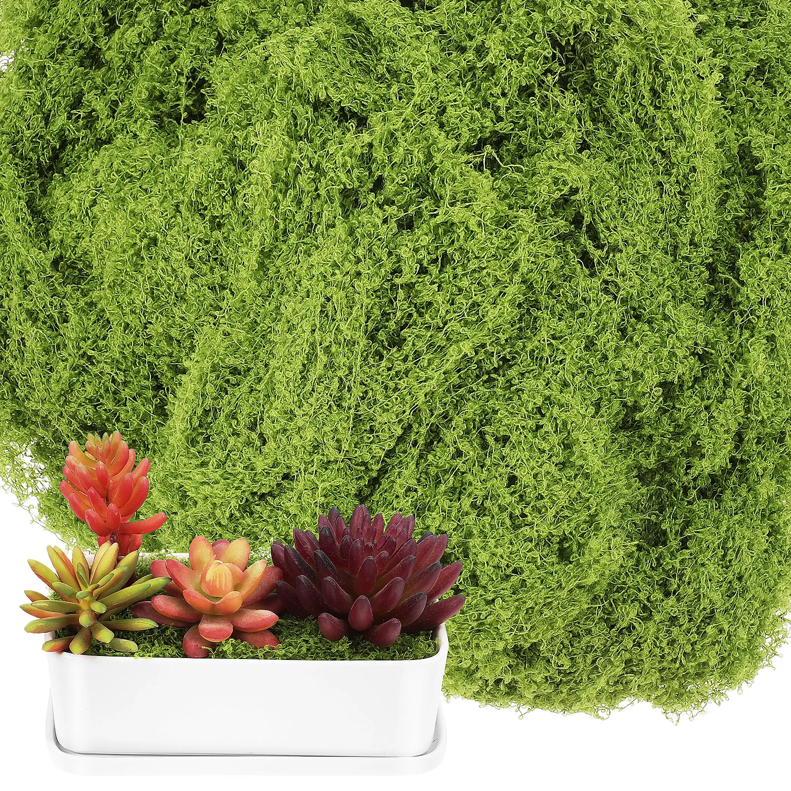 

Artificial Moss Decorative Faux Plants Indoor Green Silk Outdoor Craft High Durability Realistic Appearance Versatile Uses