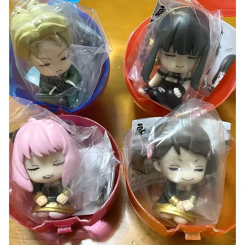 ฟิกเกอร์อนิเมะสปาย x ครอบครัว Q เวอร์ชั่น yor forger Anya forger Kawaii gashapon Sleeper เครื่องประดับตุ๊กตาขยับแขนขาได้ PVC