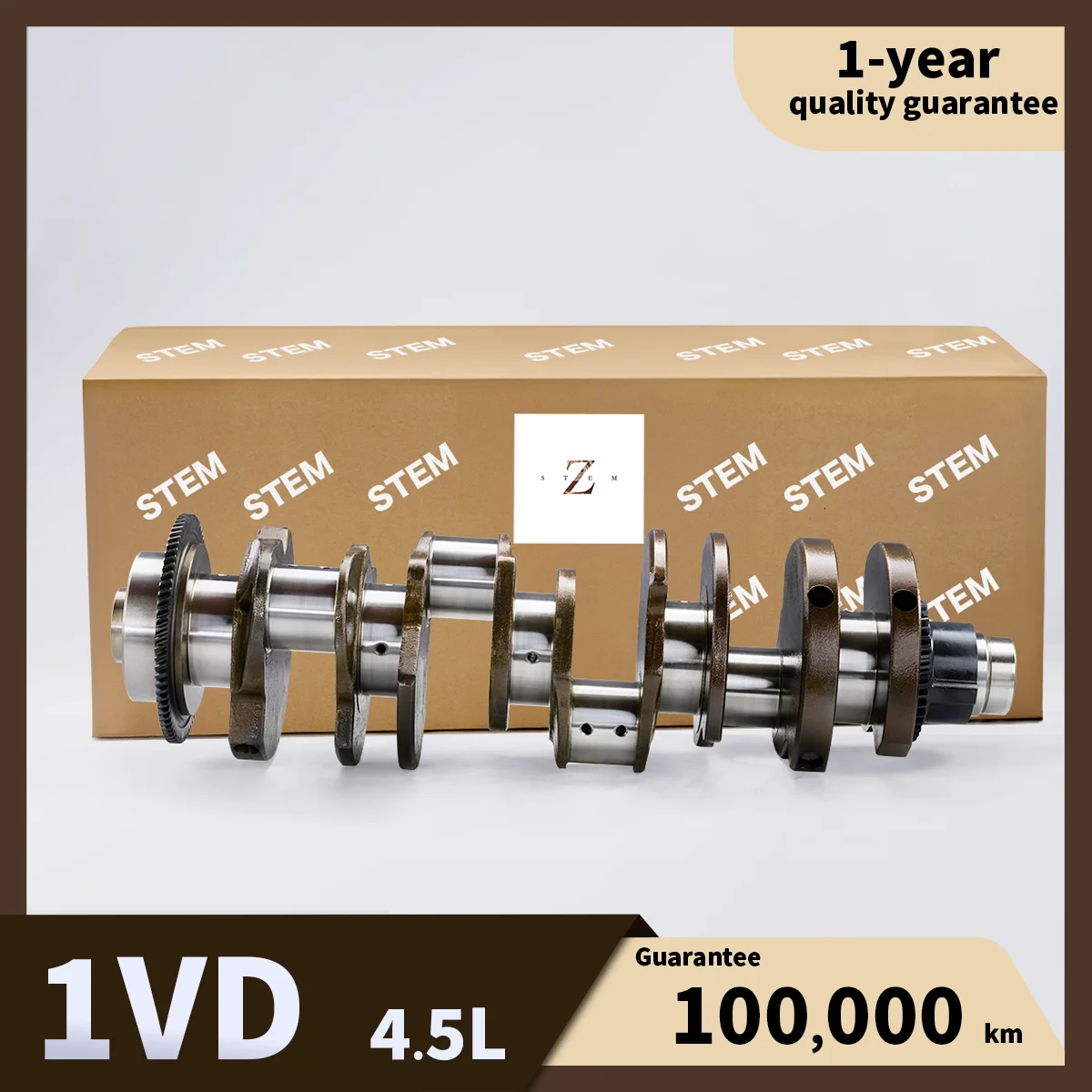 

13401-51010 Crankshaft for Toyota 1VD-FTV 4.5L V8 Engine/Toyota Land Cruiser/ LX 570/LX450d 1 Year Warranty