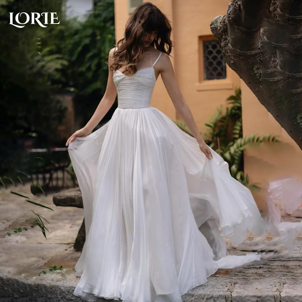 

LORIE Vintage Shiny Wedding Dresses Off Shoulder A-line Bridal Gown Elegant Sparkly Sequins Princess Ball Bride Dress Customized