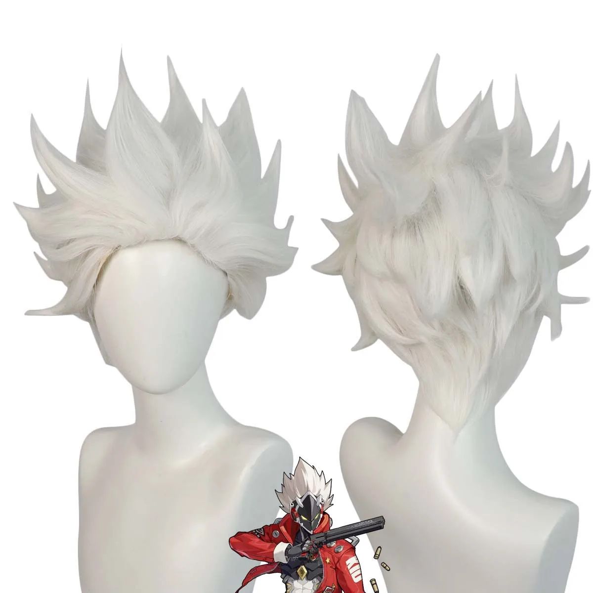 Masquerade Men เกม Zenless Zone Zero Billy the Kid คอสเพลย์วิกผม