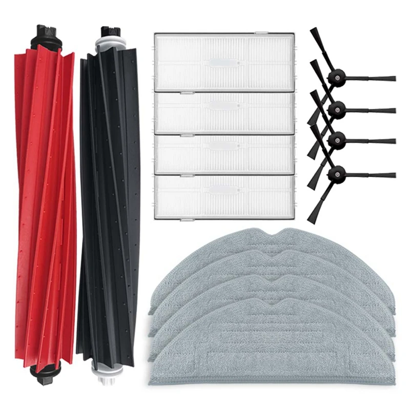 Roborock-s8,s8 pro,ultra,s8のスペアパーツ,メインブラシ,モップクロス,HEPAフィルター