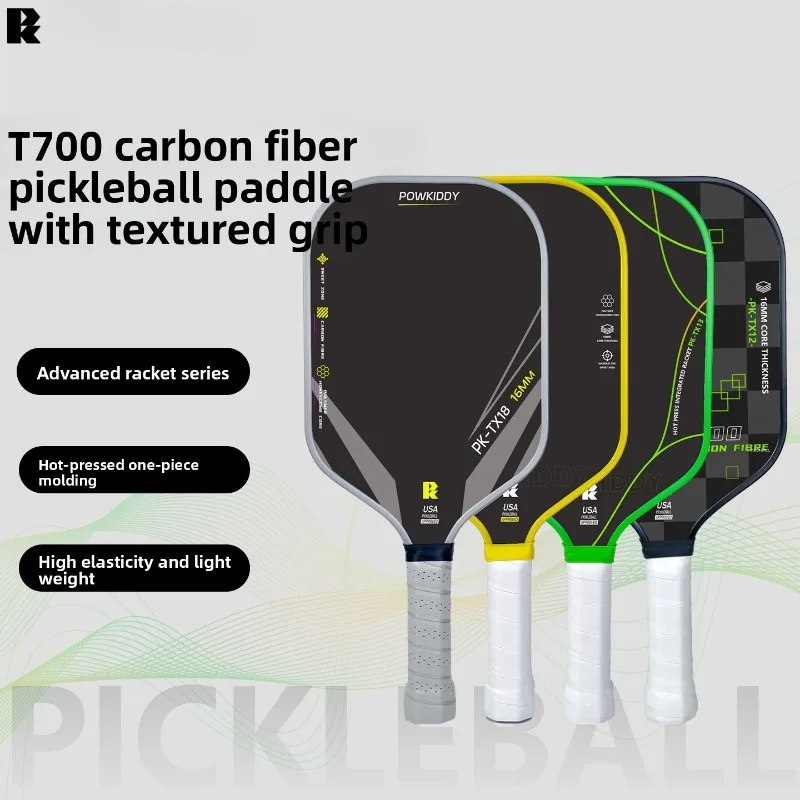 

Pick racket board complete set T700 carbon fiber pickleball cloth pattern frosted hot pressed 16mm honeycomb