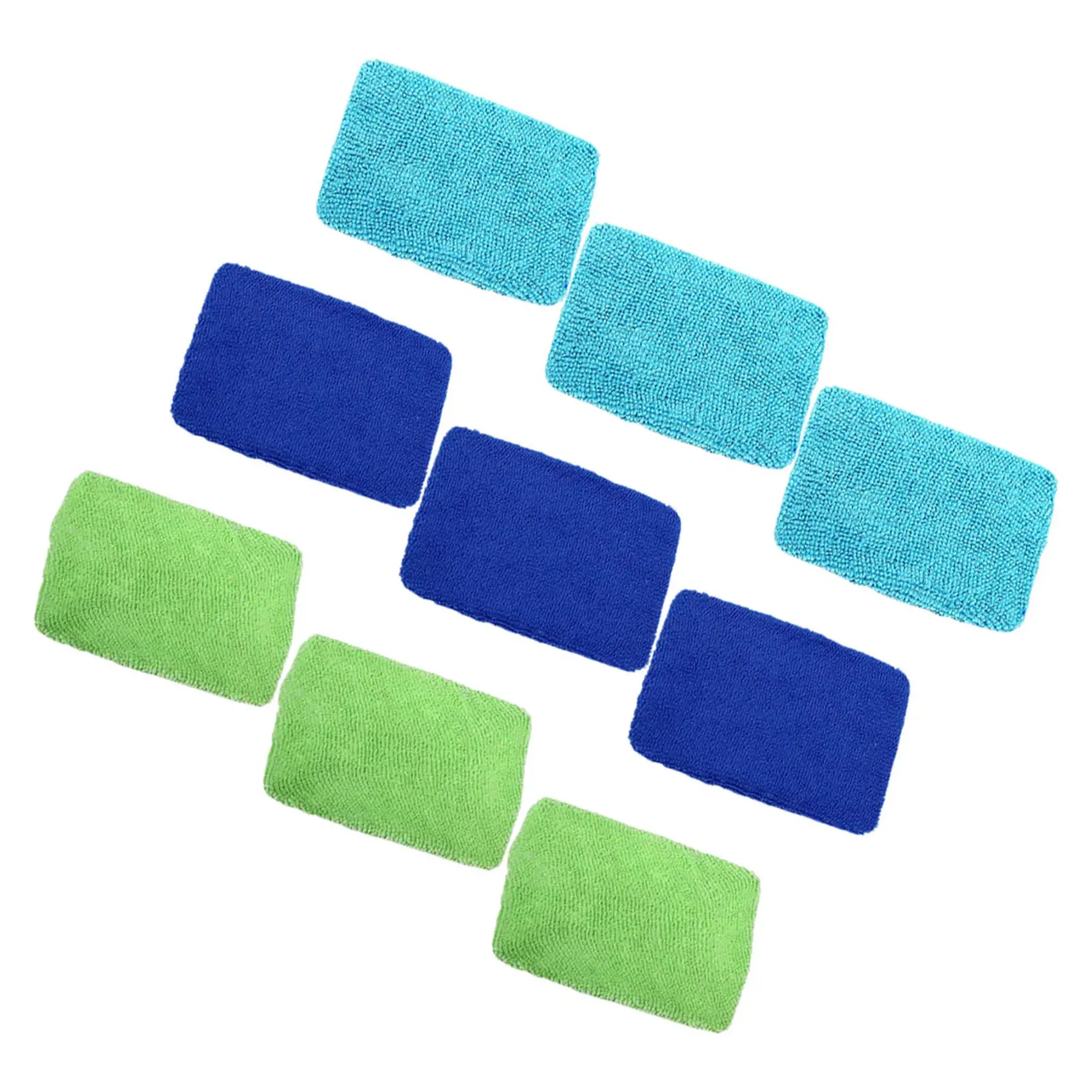 9Pcs Window Cleaner Cloth Car Windshield Cleaning Scraper Replacement Dust Water Stain Remover Auto Window Cleaning Tool