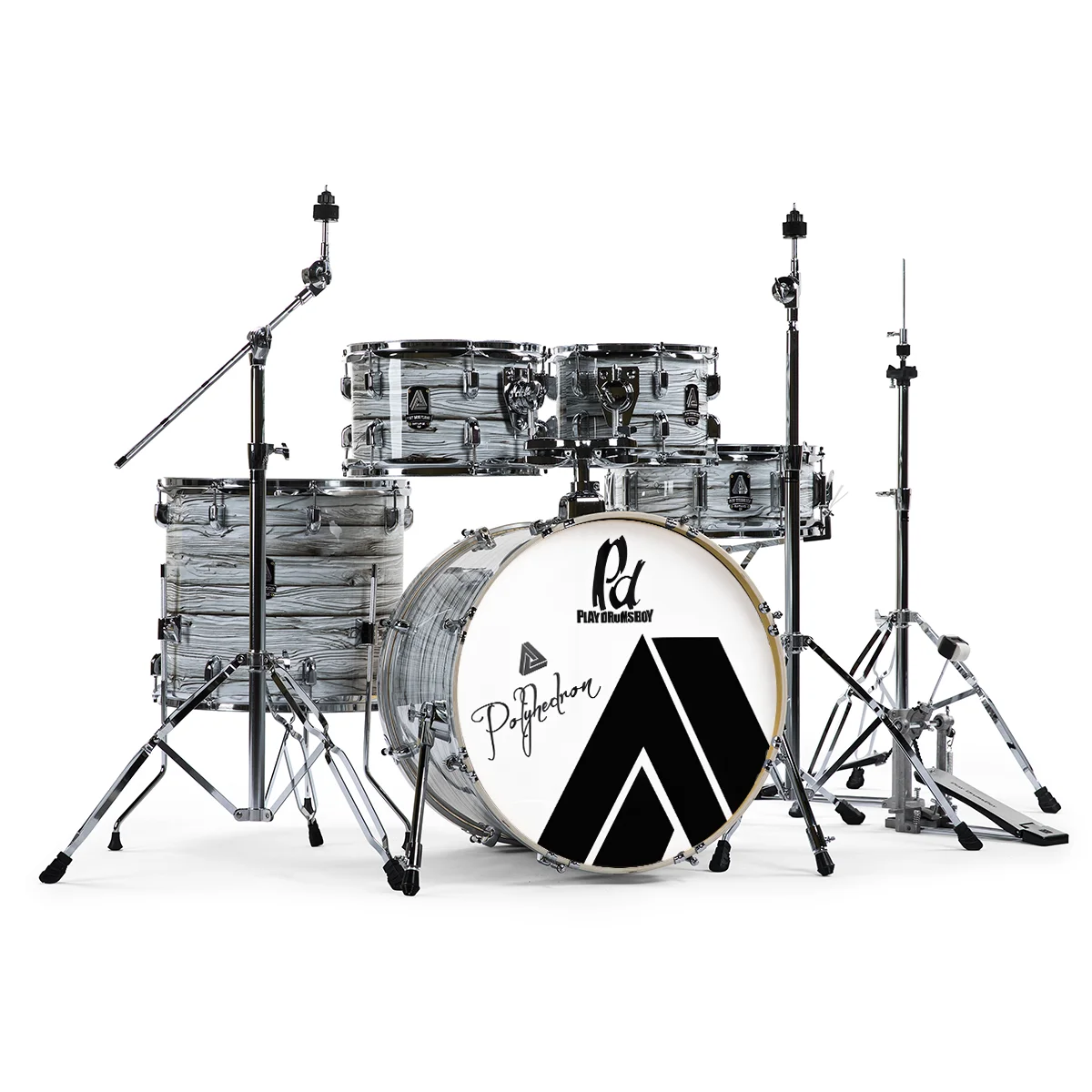 PD Best Selling Professional 5 Piece Jazz Hand Drum Set, Affordable Price, Wholesale for Beginners Drum Set with Throne
