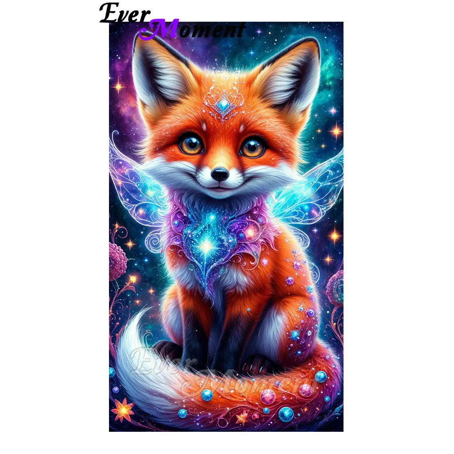 

Алмазная мозаика, картина с изображением лисы, наклейки на стену с животными, 5D DIY, вышивка крестиком, полный комплект, Новое поступление, декор дома ASF3020