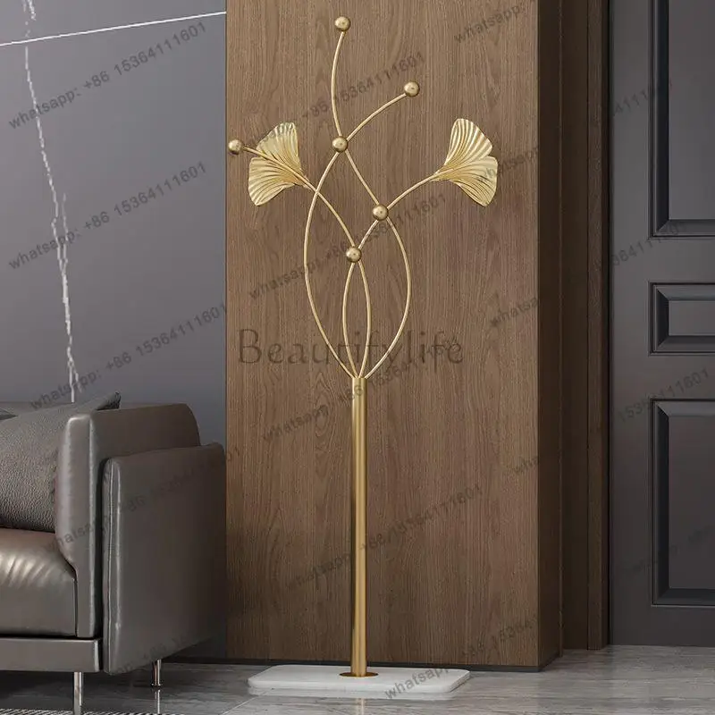 Stylish Glod Hanging Clothes Racks Metal Japanese Modern Bedroom Clothes Rack Apartments Hotel
