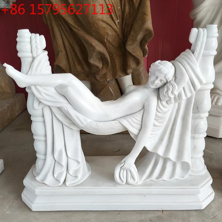 

Marble western figure sculpture stone carving European white marble beautiful woman statue hall ornamental ornament