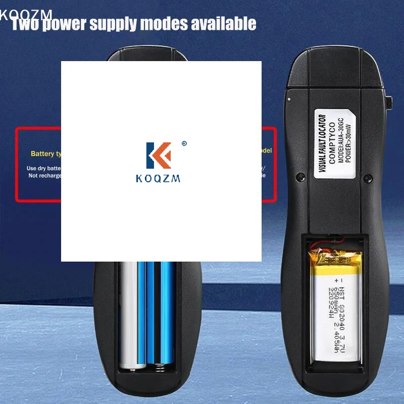 محدد موقع الأخطاء البصرية الصغيرة 1/10/20/30/50 ميجا واط قابل لإعادة الشحن VFL جهاز اختبار كابل الألياف البصرية SC/FC/ST 2.5 مللي متر واجهة #1