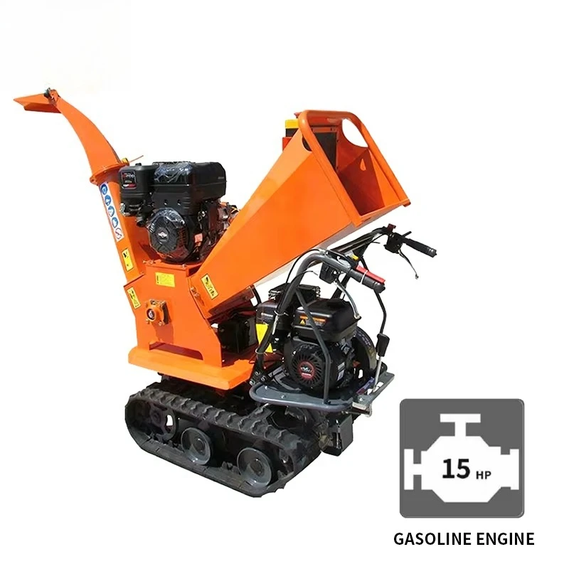 Crawler Wood Chipper High Quality Can Crush Trees of Various Diameters Custom Available