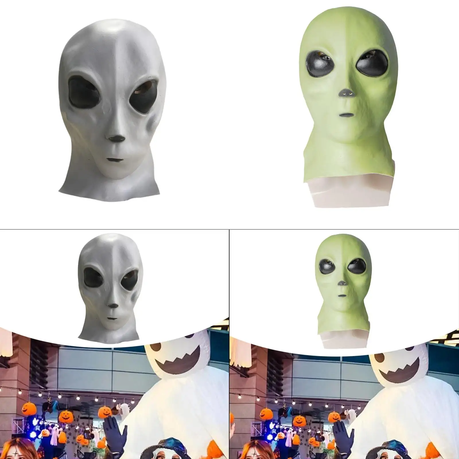 

Alien Horror Scary Full Head Cover for Festival Party Night Club Role Play