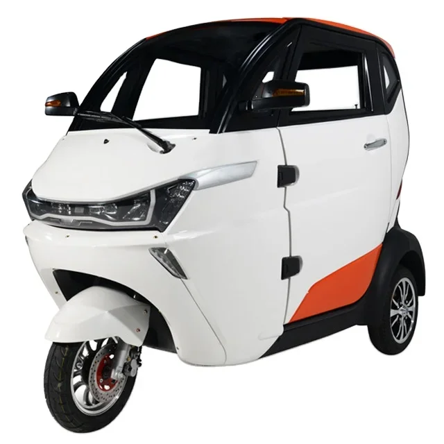 AERA-J1 EEC Cheap Mini Motorized 3 Wheel Enclosed Cabin adult electric tricycle with battery vehicles
